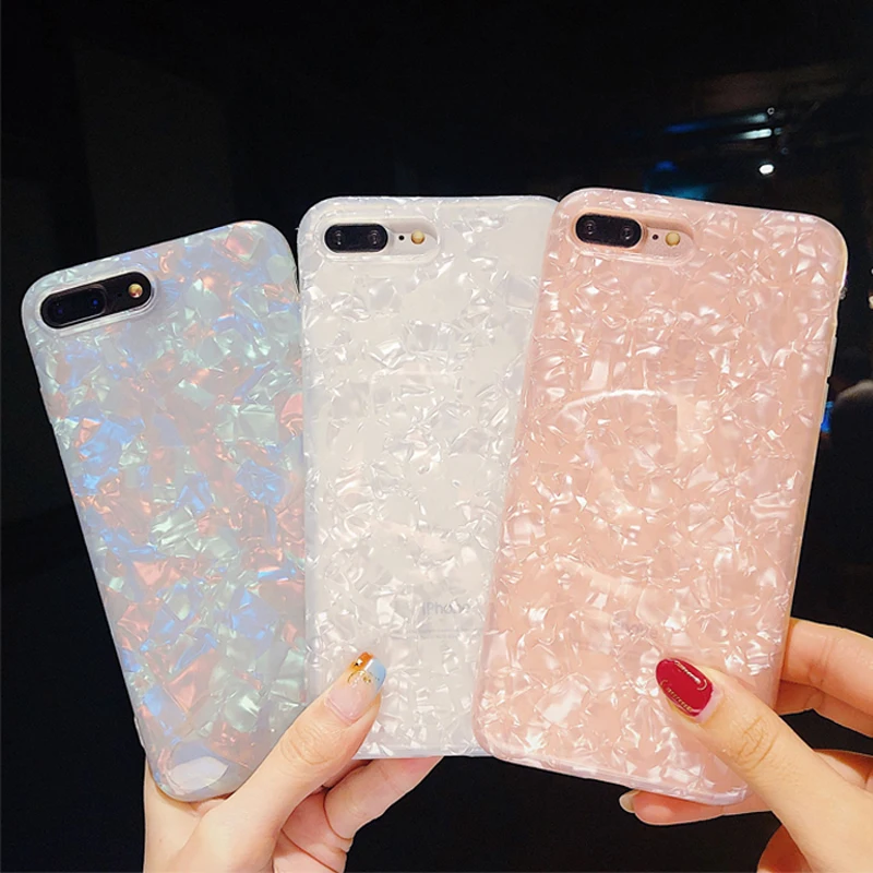 LOVECOM Dream Conch чехлы для iPhone 11 Pro Max XR XS Max 6 6S 7 8 Plus X мягкий IMD полный корпус фиолетовый телефон задняя крышка Coque подарки