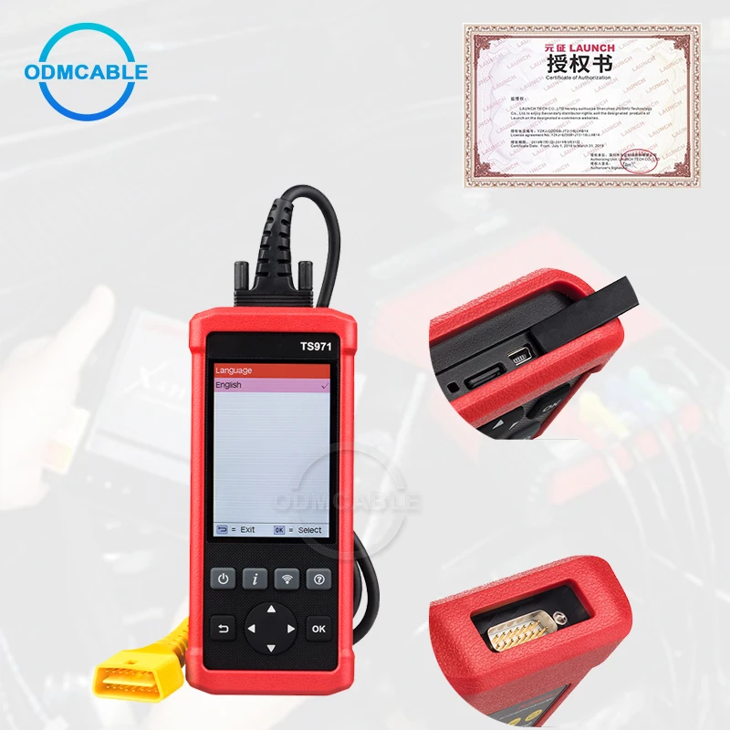 Запуск TS971 TPMS инструмент для активации Bluetooth беспроводной Ts971 датчик давления в