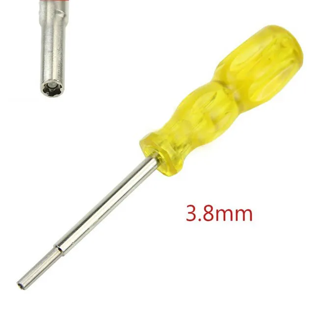 Yellow3.8 SWDPORT 3.8mm 4.5mm Security Open NES SNES N64 Game Screwdriver Bit Multificational Precision Screwdriver Game Cartridges Tools - Цвет: Yellow3.8