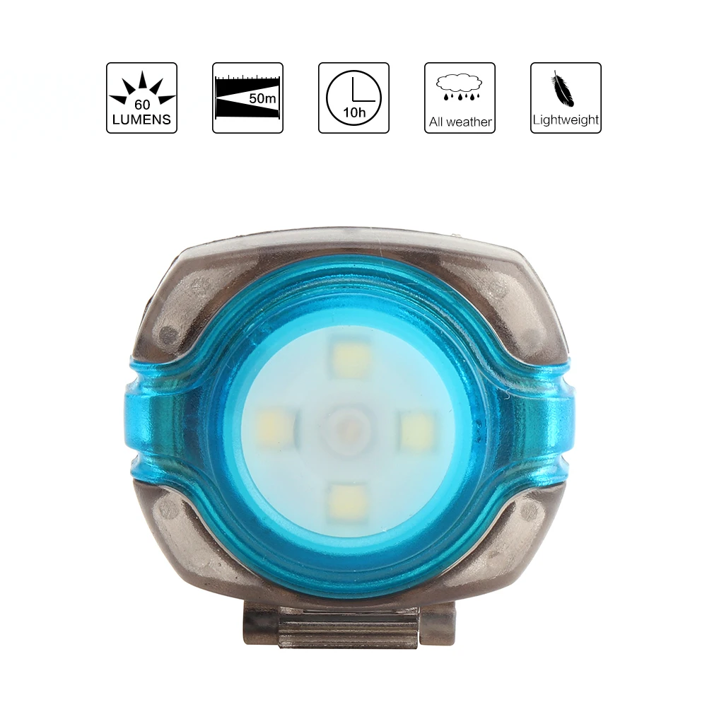 BORUiT 200LM светодиодный мини-налобный фонарь 4 SMD 3-Mode энергосберегающая фара Водонепроницаемая Кнопка батарея Головной фонарь Runing фонарик