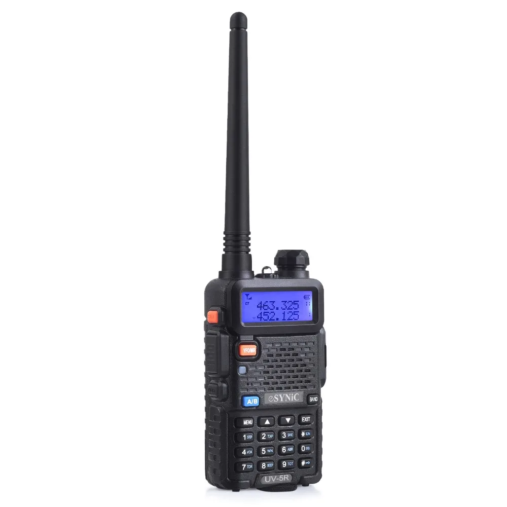 Neoteck UV-5R двухсторонняя рация двухдиапазонный UHF VHF радио приемопередатчик с Портативная рация с наушниками 128 каналов Светодиодный