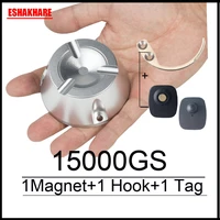 magnetic detacher 15000gs universal security tag remover key detacher hook detacher alarm for rf8 2mhz eas system