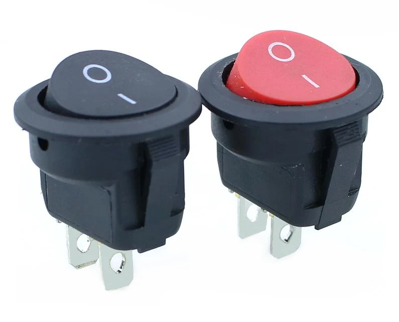 

10 pcs/lot KCD1-5 16mm 2 Pin 250V 3A Boat Switch Snap-in SPST ON OFF Rocker switch Position