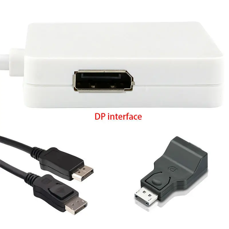 3 в 1 Mini Display port DP кабели Многофункциональный HDMI к Dvi папа мама кабель адаптер Port для