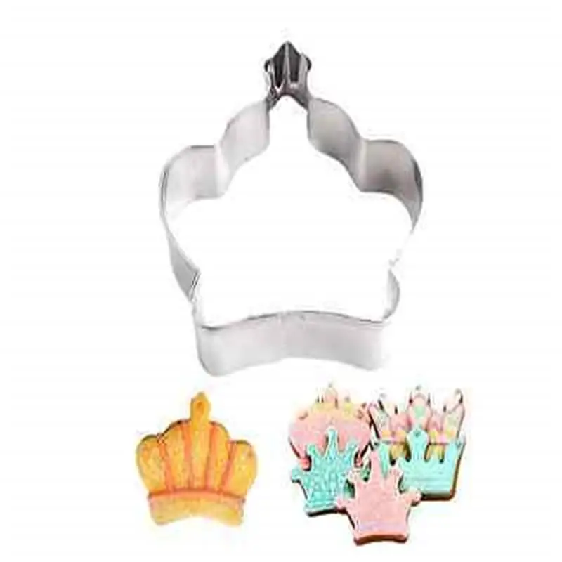 Нержавеющая печенья резак Корона башня Печенье Торт Помадка металла выпечки