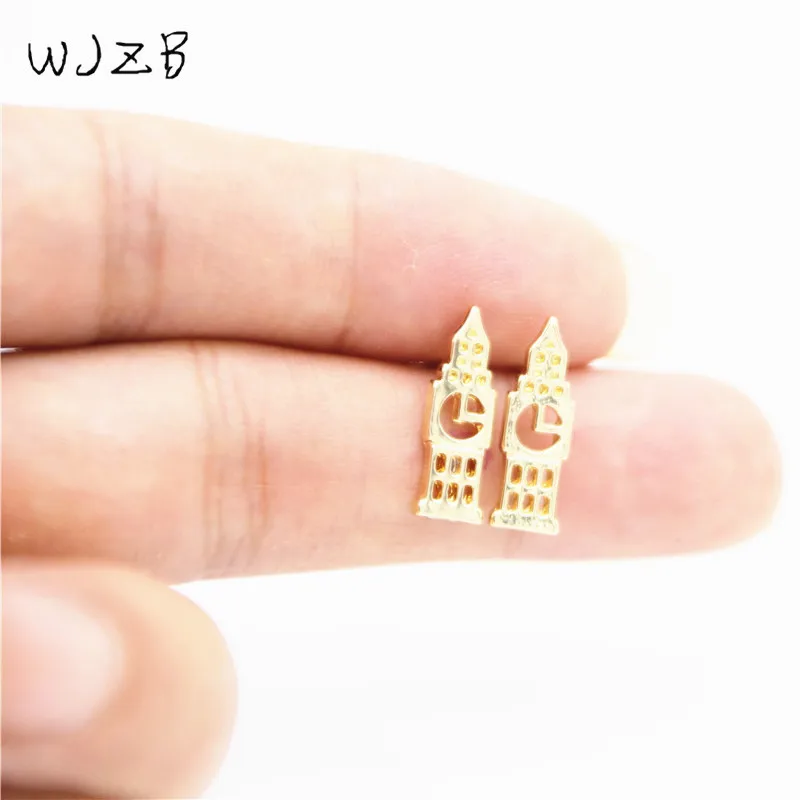 

Hot hot tower stud earrings Tower shaped earnail of the fashion accessories series for woman