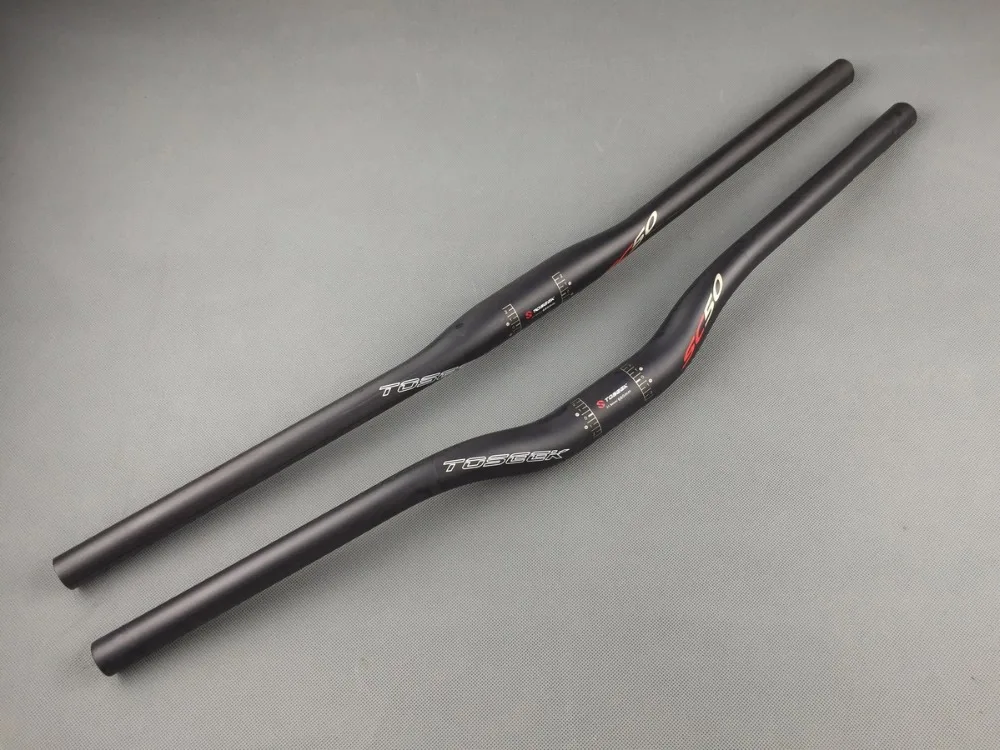 Toseek SC50 Mountain руль UD матовая крючок на талии Хороший бар Размер 31.8*600 700 мм части