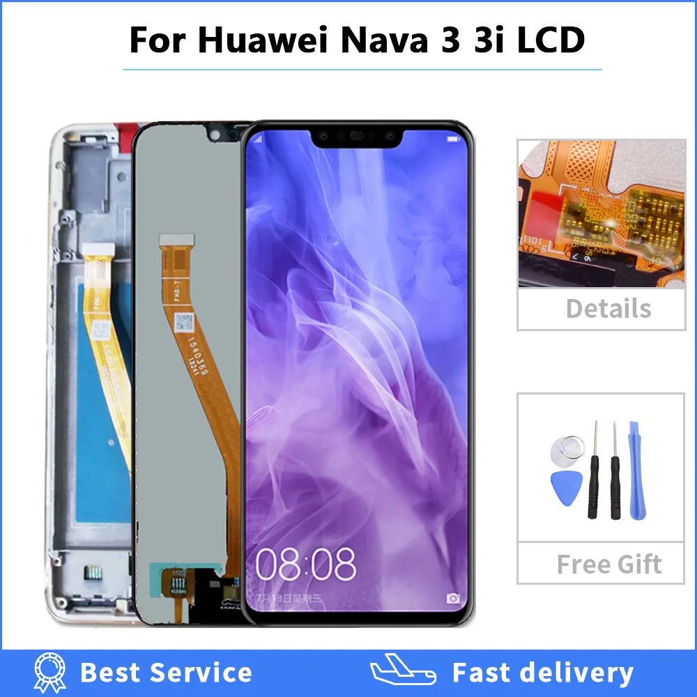 ЖК дисплей для huawei Nova 3i с сенсорным экраном INE LX2 L21 замена lcd 3 PAR LX1 LX9 экран