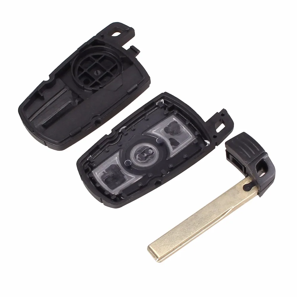 KEYYOU 10 шт./лот 4 кнопки Smart Remote Автомобильный Брелок чехол для BMW 1 3 5 6 серия авто ключ