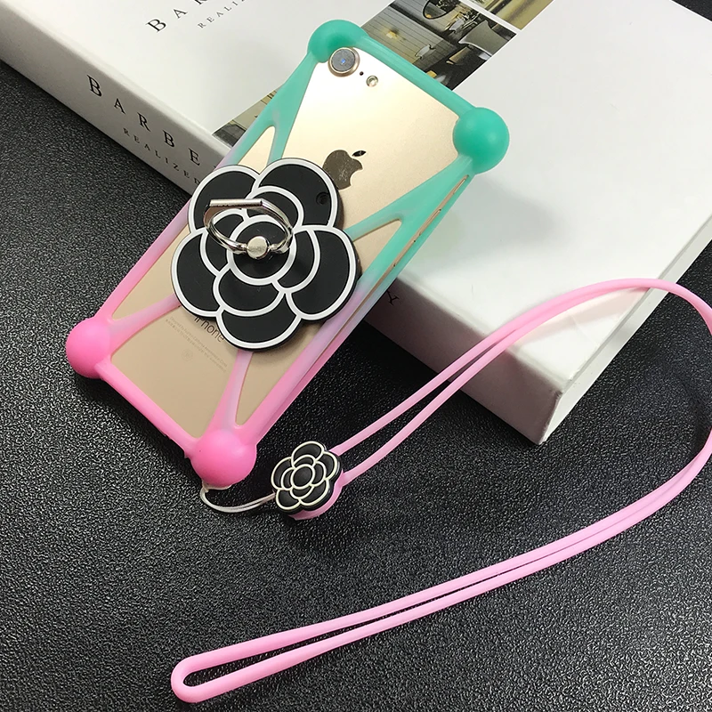 U15(Green Pink) Универсальный 3D Мягкий силиконовый чехол для смартфона s для Prestigio Grace M5 R5 S7 LTE P5 Z3 Muze B3 для PPTV V1 M1 King 7 7S - Цвет: U15(Green Pink)