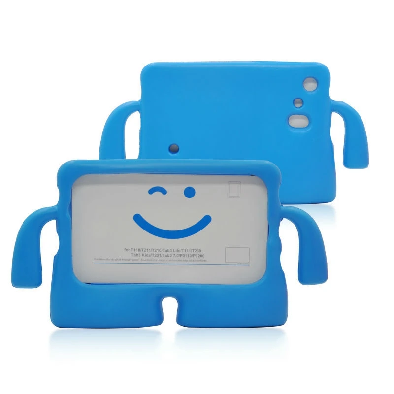 Силиконовый чехол для samsung Galaxy Tab 4 7 0 SM-T230 T231 T235 Портативный противоударный