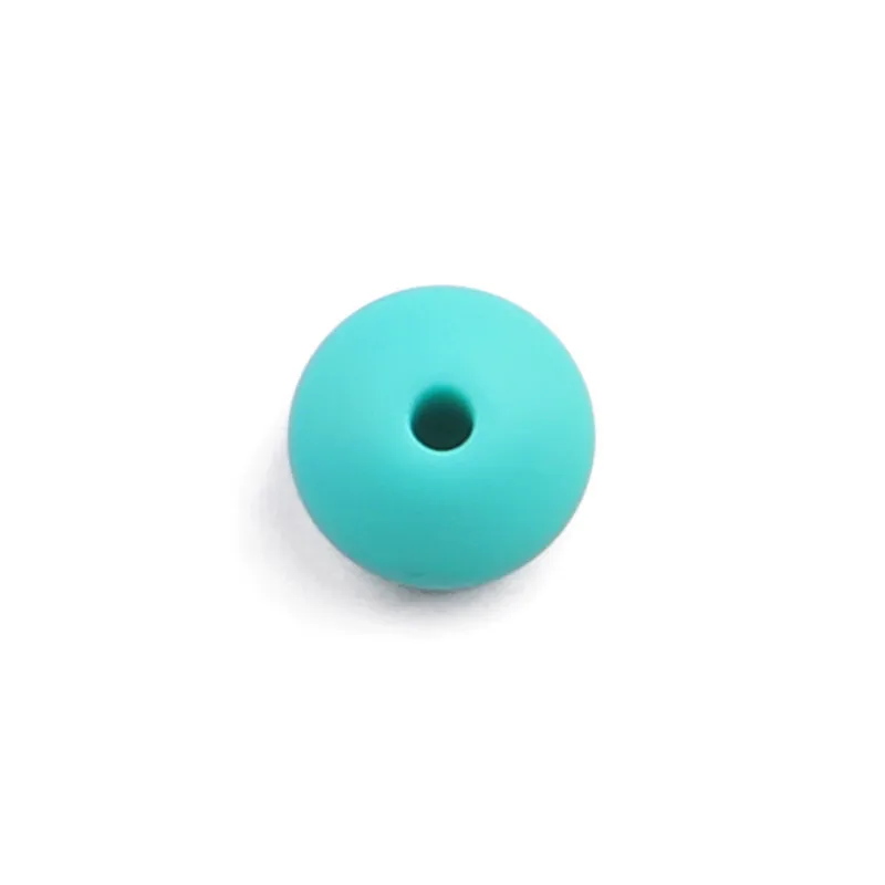 06 Turquoise 100 шт. игрушки для прорезывания зубов Abacus силиконовые бусины Lentil 12 мм Bpa бесплатно детские игрушки зуб Сделай Сам грызунок ожерелье бусы ювелирные изделия уход за ребенком - Цвет: 06 Turquoise