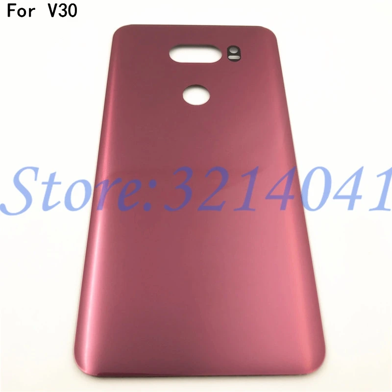 Стекло Батарея задняя крышка+ логотип для LG V30 сзади Корпус двери Батарея крышка для LG V30 задняя Корпус Замена