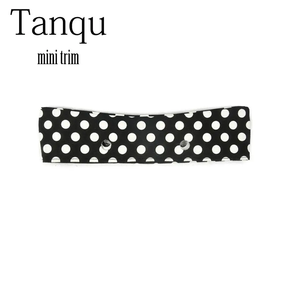 TANQU ткань Мини Цветочная отделка хлопчатобумажная украшение для мини Obag Сумочка O