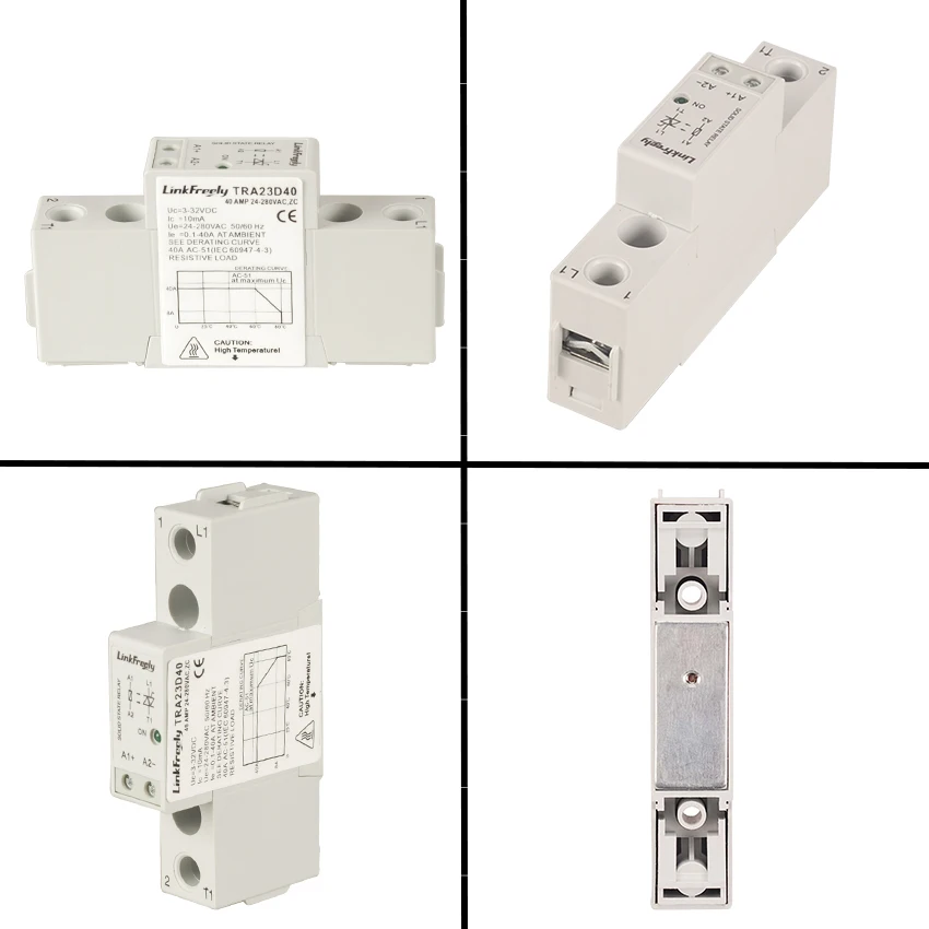 TRA23D40 Mini AC SSR твердотельный релейный модуль и плата 3 в 5 12 В 24 32 постоянного тока