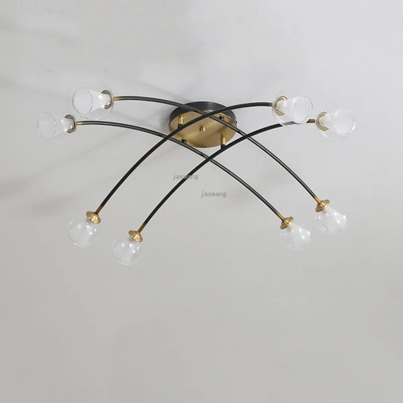 Скандинавский светодиодный Люстра Lustre Ресторан роскошные украшения осветительная арматура гостиная спальня креативная стеклянная люстра