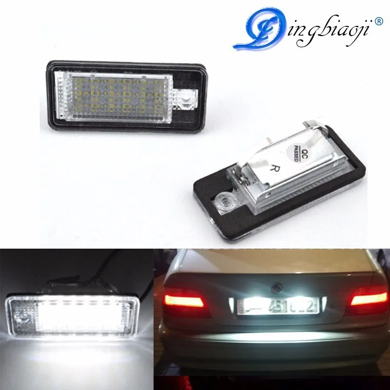 DINGBIAOJI 2X для номерного знака Audi luci 12 В без can шины ошибка горелка A4 b6 8E A3 S3 A6 C6 Q7 B7 A8 S8