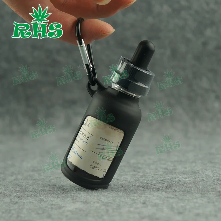 Высококачественный силиконовый чехол для бутылки E juice 30 мл из 100% силикона Кожи