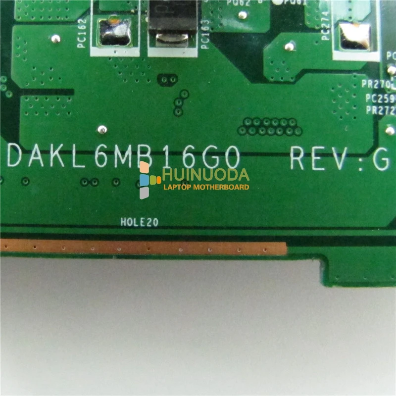Материнская плата NOKOTION DAKL6MB16G0 для ноутбука lenovo ideapad Z470 hm65 ddr3 11S11013285|laptop motherboard|ddr3