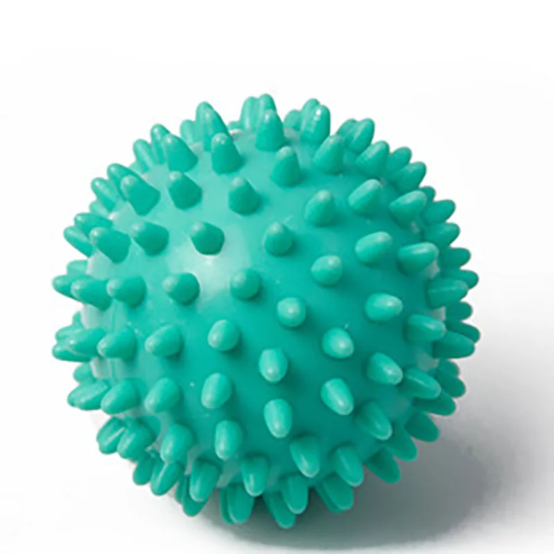 7.5cm6colorFitness ПВХ шарики для массажа рук подошвы Ежик сенсорный хват тренировочный