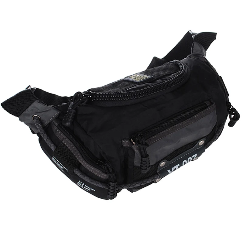 Мужская водонепроницаемая поясная сумка на бретельках нагрудная через плечо