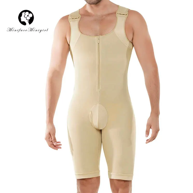 Nude Minifaceminigirl мужской компрессионный костюм для мужчин ts Fajas Colombianas Para Hombre, Корректирующее белье, рубашка, пояс для мужчин, Корректирующее белье - Цвет: Nude