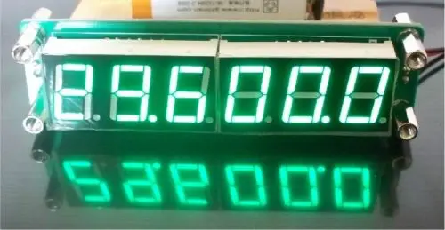 Зеленый 0,1 МГц-65 МГц светодиодный радиочастотный сигнал счетчик частоты частотомер тестер метр