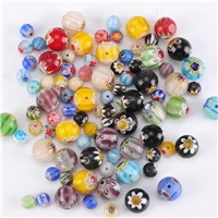 10 мм муранское желтое стекло Lampwork бисер материал для ювелирных украшений декоративные Perles с отверстием круглые разделительные бусины оптом L602