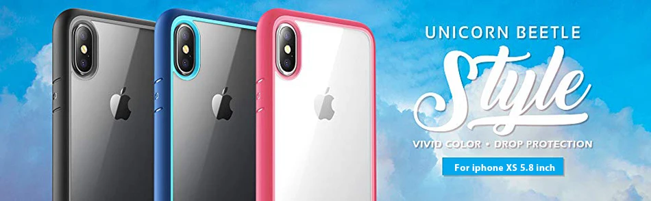 Для iphone Xs SUP чехол Чехол 5,8 дюймов UB стиль Серия Премиум Гибридный ТПУ бампер+ прозрачная задняя крышка для телефона для iphone X чехол