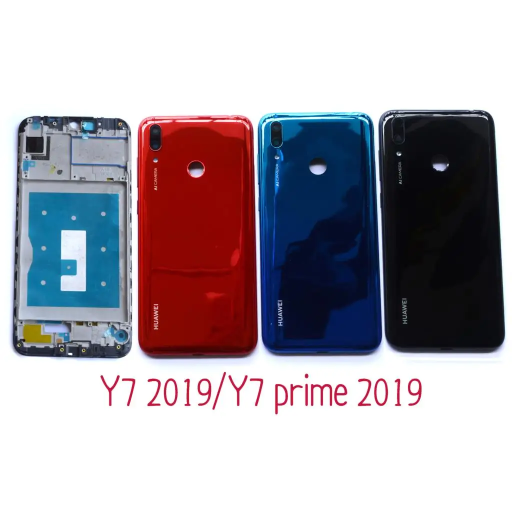 Задняя крышка для батареи 6 26 &quotдля Huawei Y7 2019 prime 2019|Корпусы и рамки мобильных