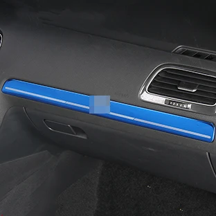 Style A Для Volkswagen Golf 7 MK7 MK7.5 внутренняя верхняя крышка бардачка наклейка отделка блесток литье автомобиля Стайлинг - Название цвета: Style A