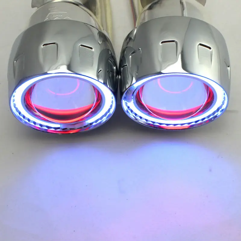 Оптовая цена 2.5 дюймов Биксеноновая спрятал объектив проектора Angel глаза дьявола