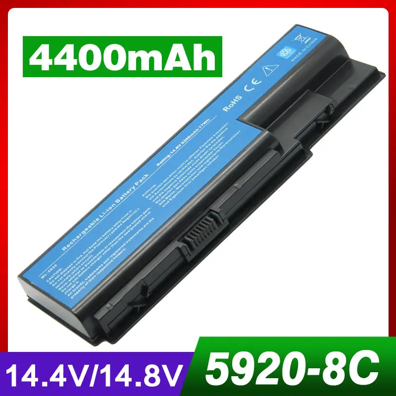 Аккумулятор на 8 ячеек для Acer Aspire 5739 5739G 5910G 5920 5920G 5930 5930G 5935 5940G 5940 5942G 6530 6920G 6920 6930G