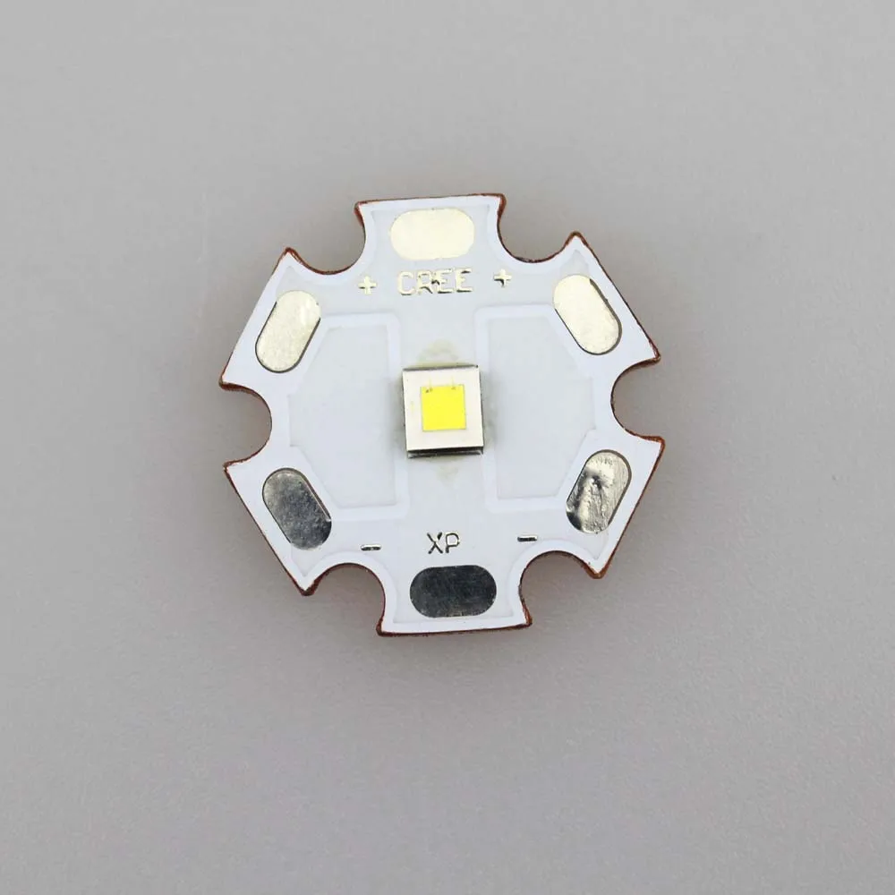 10 Вт 1095lm CREE XP-L HI V2 1B 6500 K-7000 K светодиодный излучатель с 20 мм медной нагревательной звездой