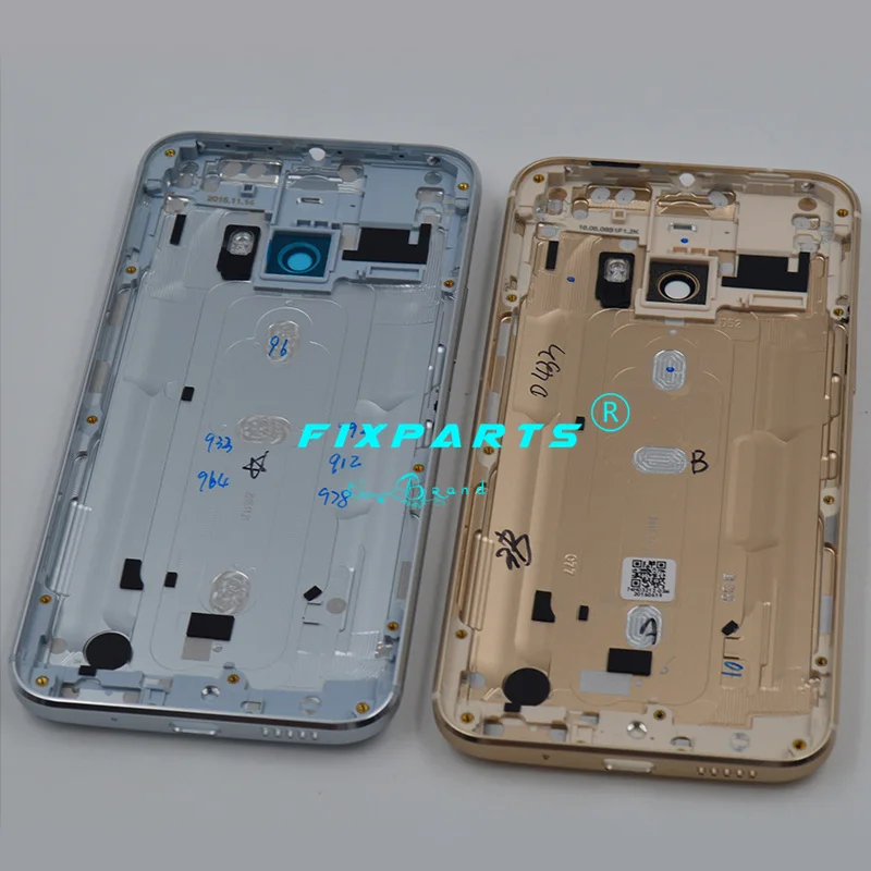 Новая Черная задняя крышка батарейного отсека для HTC M10 Reas + кнопка включения и