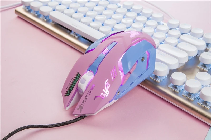 OW мышь, дышащая, светодиодный, с подсветкой, игровая мышь D. VA Mercy Reaper Genji, проводная, USB, компьютерная мышь для ПК, ноутбука, компьютера, Overwatch