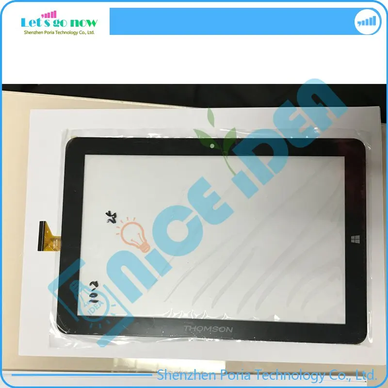 

Черный 10,2 "сенсорный экран дигитайзер для MGLCTP-101158FPC Передняя сенсорная панель стекло Замена с номером дорожки PWW0326