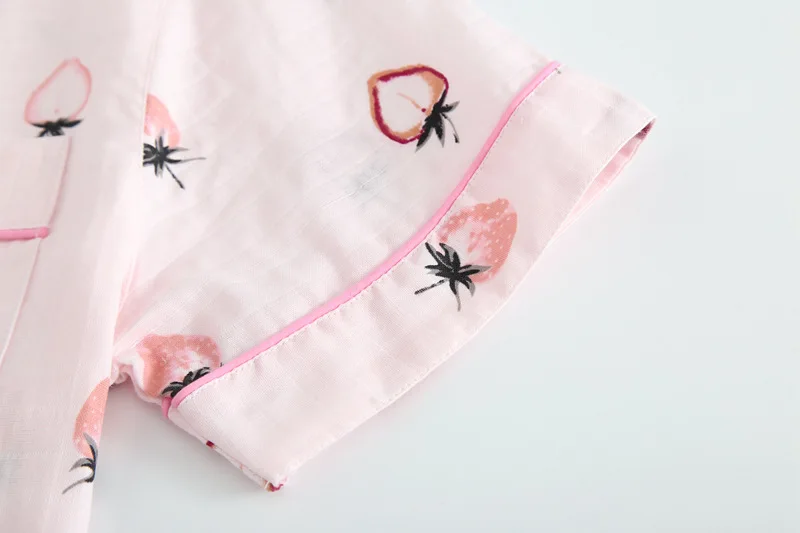 Женские пижамные комплекты из хлопка с коротким рукавом, шорты, милые Мультяшные пижамы, японские Простые короткие пижамы, Женская домашняя одежда