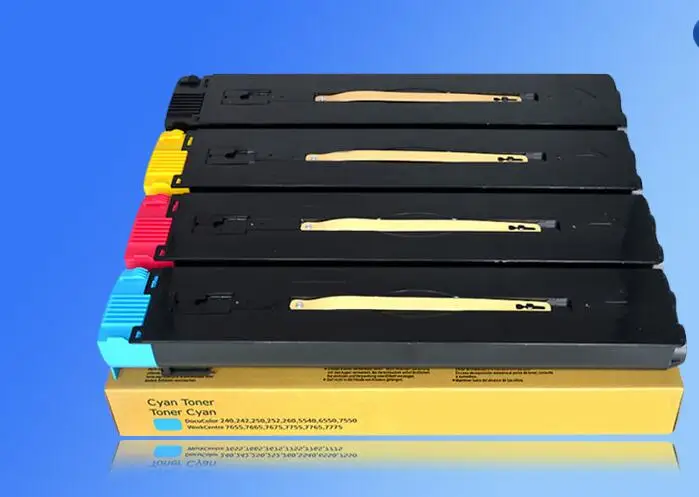 Совместимый цветной тонер картридж DC252 для Xerox тяжелый 240/250/242/252/260 WorkCentre