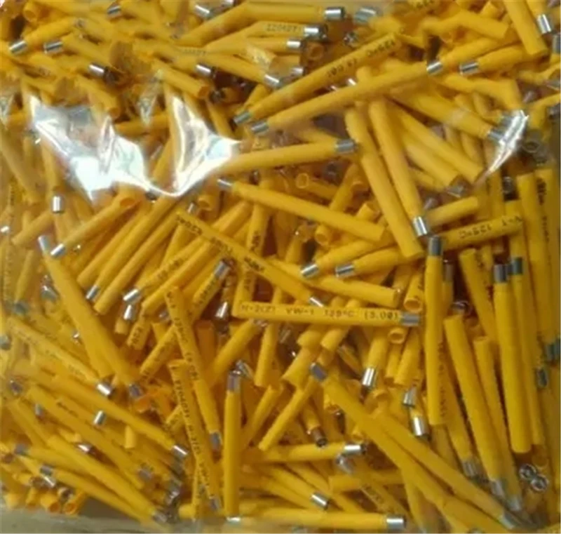 1000pcs heat shrinkable sleeve for LC 20mm fiber optic connector yellow white color LC part accessories free shipping ELINK