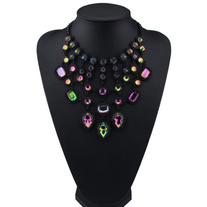 Women Luxury Multicolor Long Necklace Tassel Femme Vintage Maxi Statement Neckalce Pendant Beads Collier Fashion Jewelry | Украшения и