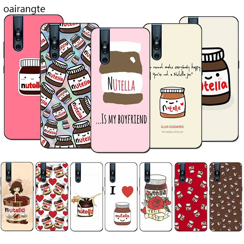 С надписью I Love Kawaii nutella силиконовый чехол для телефона VIVO X30 IQ00 S5 всего контура NEX 3