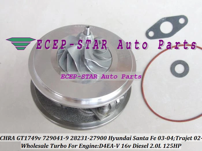 Турбокомпрессор GT1749V 729041 729041-5009S 28231-27900 для HYUNDAI Trajet Santa Fe CRDI 2003-05 D4EA-V 2.0L | Автомобили