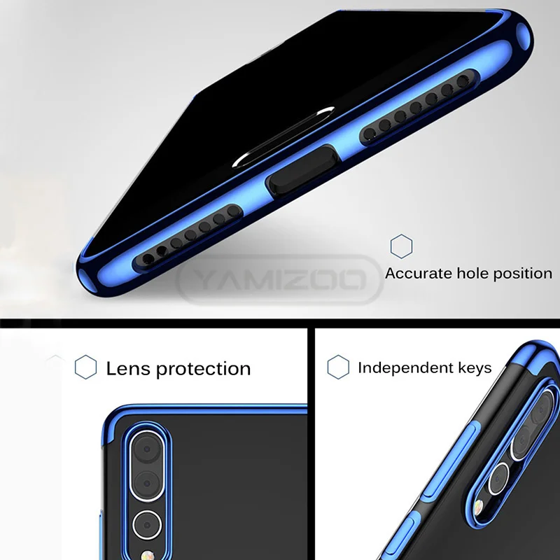 Mousmi чехлы для телефонов Huawei P10 Lite P20 роскошный мягкий силиконовый прозрачный