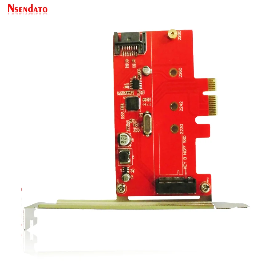Переходник ASM1061 для SSD-карты PCI-E Express 2 0 в NGFF M.2 B Key SATA III 3 PCI Sata | Компьютеры и офис