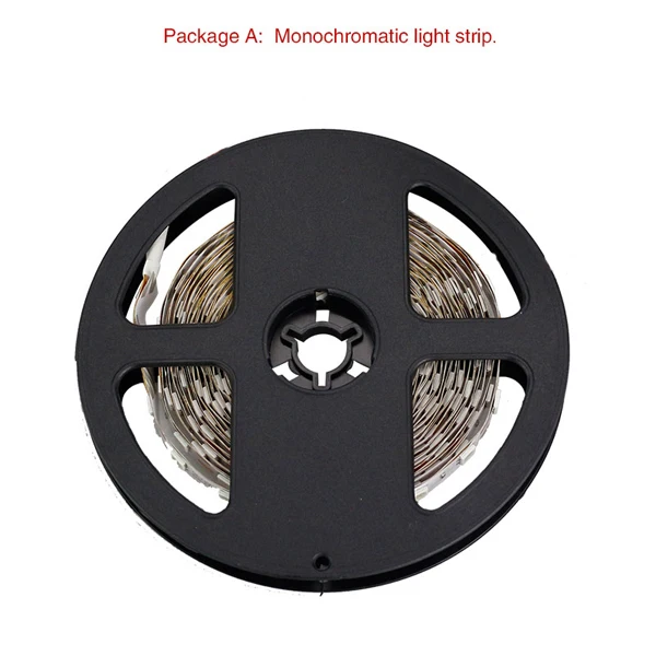 Package A 5 м 300 светодиодов неводостойкий RGB светодиодный светильник SMD5050 12 В постоянного тока 60 светодиодов/м гибкая светодиодная лента Диодная гирлянда ленточная лампа праздничный светильник ing - Испускаемый цвет: Package A