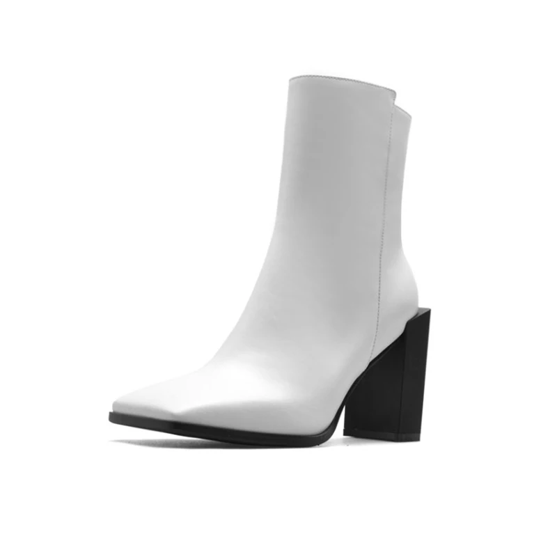 Арден фуртадо Новинка 2017 г. Осень натуральная кожа с квадратным носком Обувь на