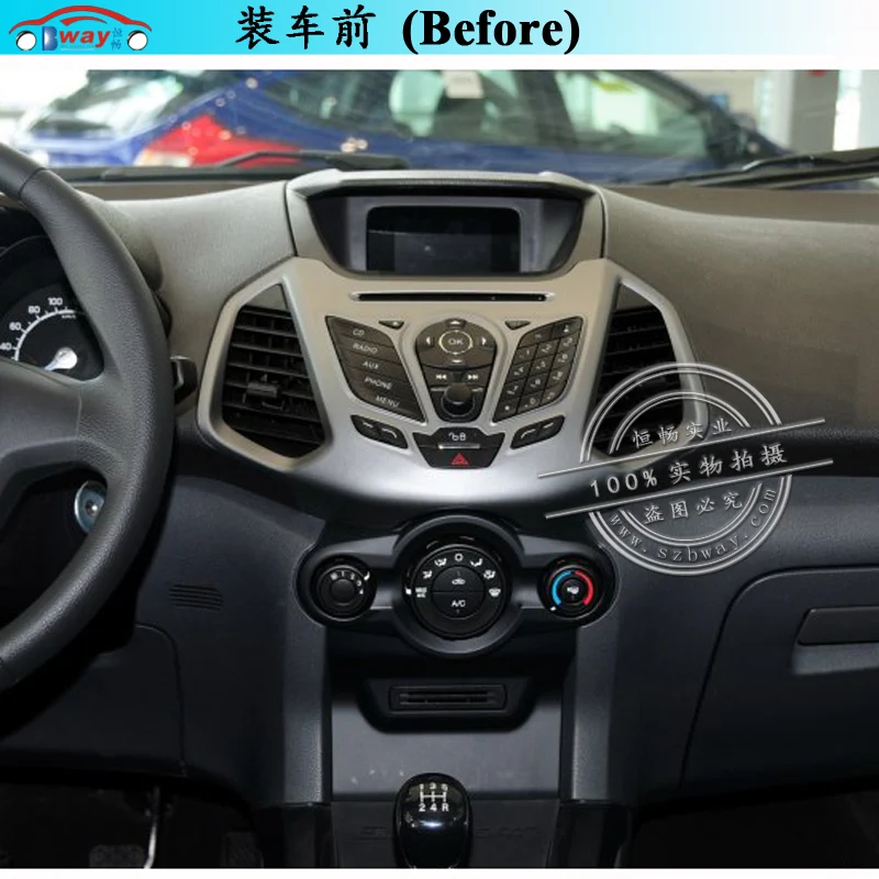 HACTIVOL " четырехъядерный автомобильный Радио gps навигация для 2013- Ford Ecosport android 7,0 автомобильный DVD видео плеер с 1 Гб ram 16 Гб rom