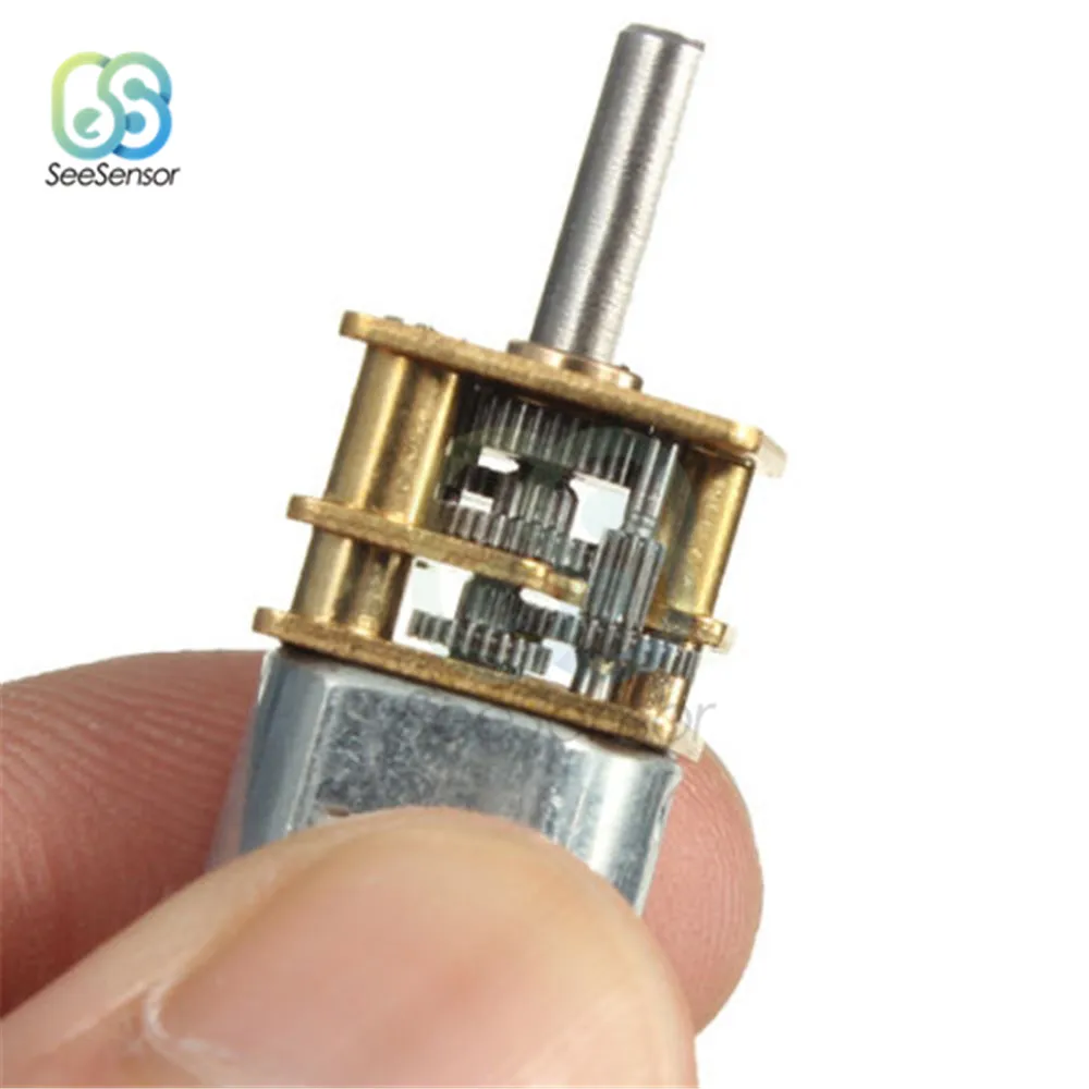 6V DC N20 мини микро-металлическая передача мотор с редуктором постоянного тока