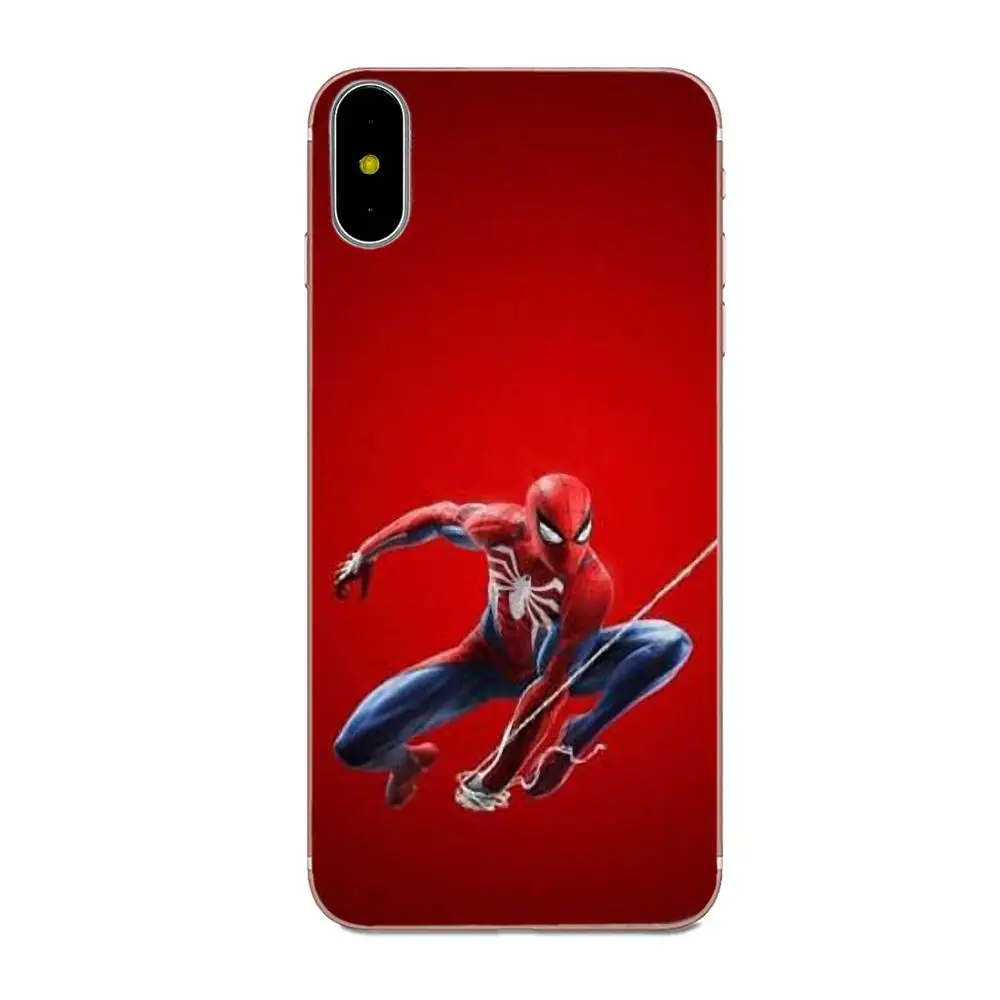 Защитный чехол из ТПУ для Xiaomi Redmi Note 2 3 3S 4 4A 4X 5 5A 6 6A Pro Plus Marvel Captain Spider|Чехлы-накладки|